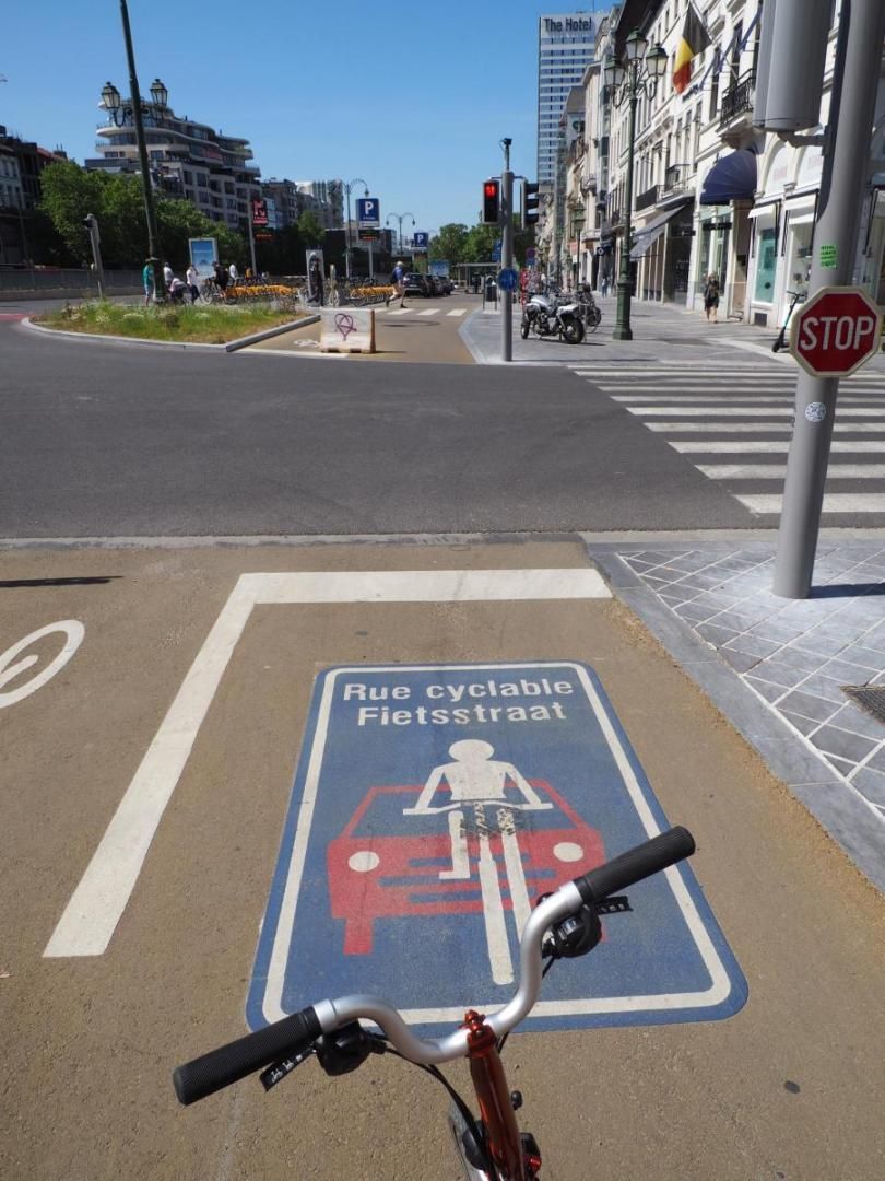 Niccolo Panozzo, Pop-up Cycle Lane Belgium